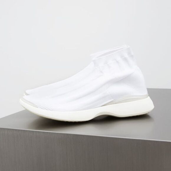 Acne Studios White Batilda Sock Sneaker Shoes 38 - Picture 1 of 15